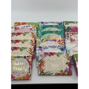 18 Packs Share a‎ Blessing Prayer Cards Inspirational Scripture Verses Read
